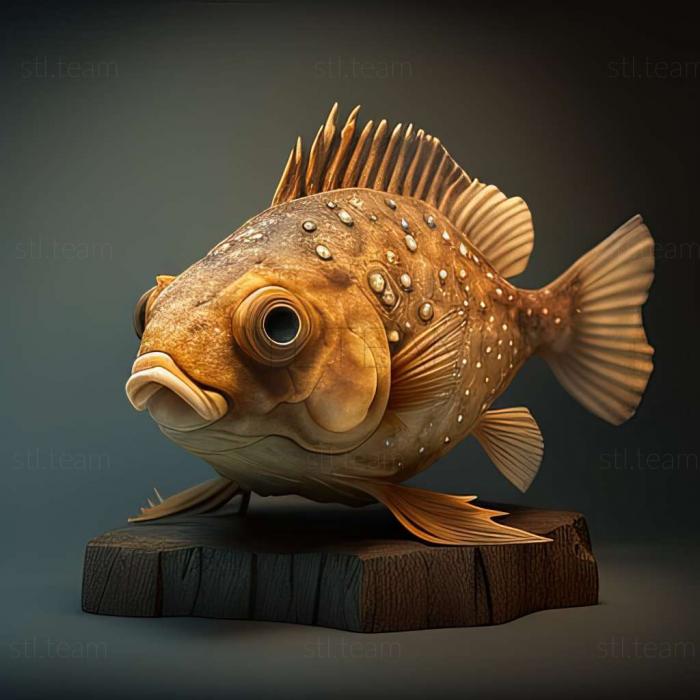 3D model Mikrogeophagus (STL)